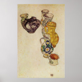 Póster Schiele - Jarras de campesinos