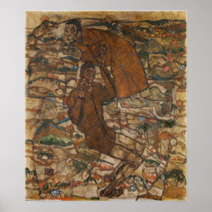 Póster Schiele - Levitación (Los ciegos)