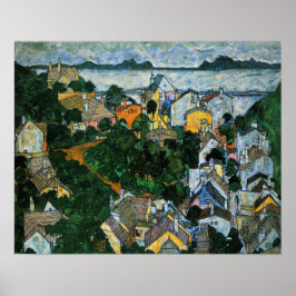 Póster Schiele - Paisaje de verano