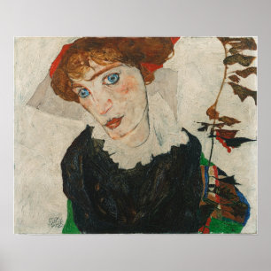 Póster Schiele - Retrato De Wally Neuzil