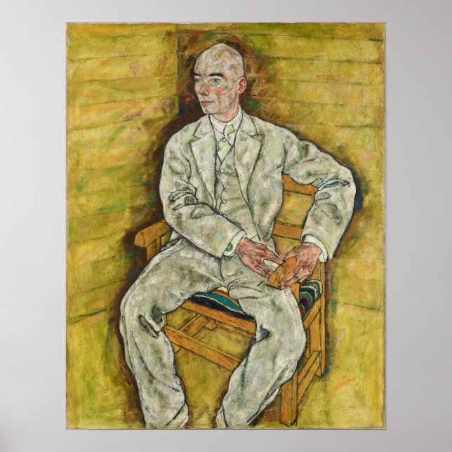 Póster Schiele - Victor Ritter Von Bauer (Frente)