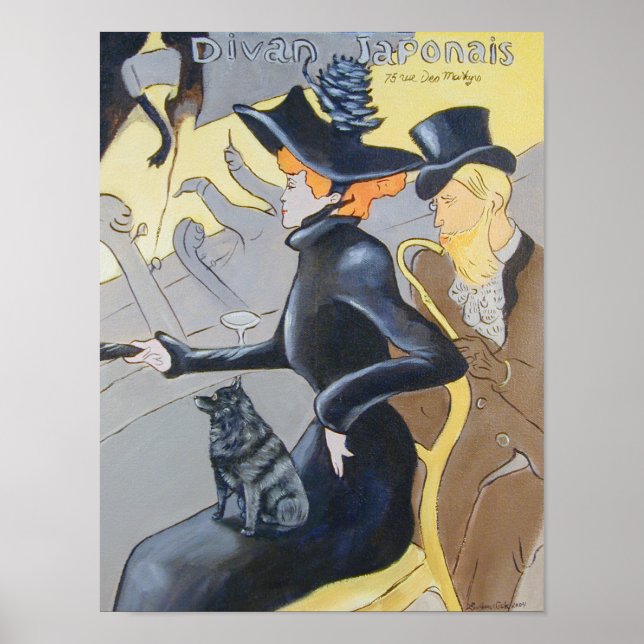 Póster Schipperke Art Wall Print (Frente)