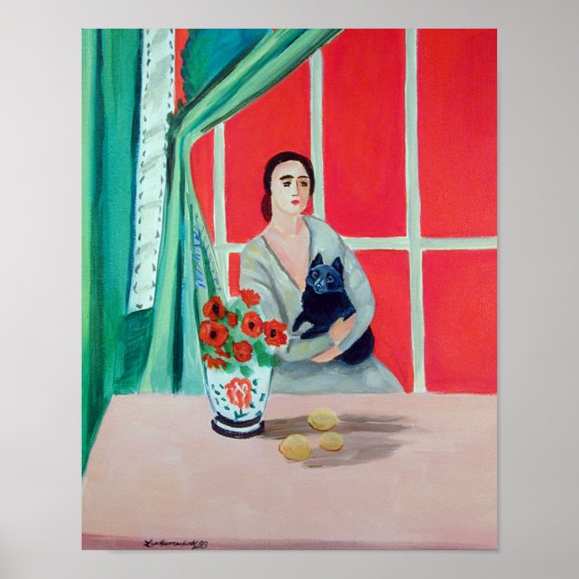 Póster Schipperke Art Wall Print (Frente)