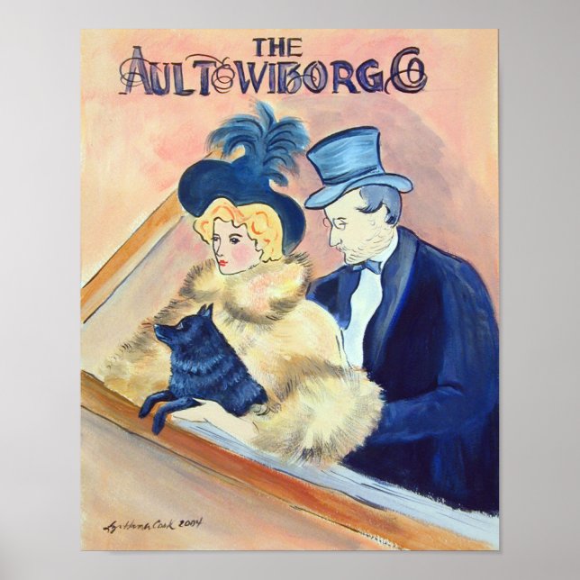 Póster Schipperke Art Wall Print (Frente)