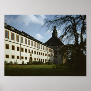 Póster Schloss Friedenstein, Gotha, construido en 1643-54