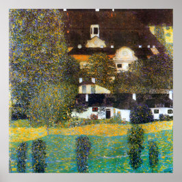 Póster Schloss Kammer sobre el Attersee II por Gustav Kli