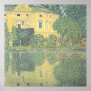Póster Schloss Kammer sobre el Attersee IV de Gustav Klim