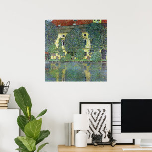 Póster Schloss Kammer sobre el tema III de Gustav Klimt