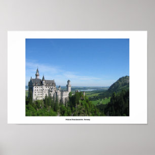 Póster Schloss Neuschwanstein, Alemania