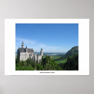Póster Schloss Neuschwanstein, Alemania