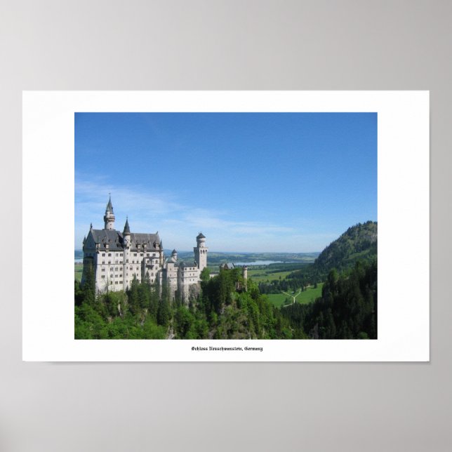 Póster Schloss Neuschwanstein, Alemania (Frente)