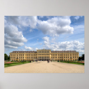 Póster Schloss Schönbrunn Viena Austria