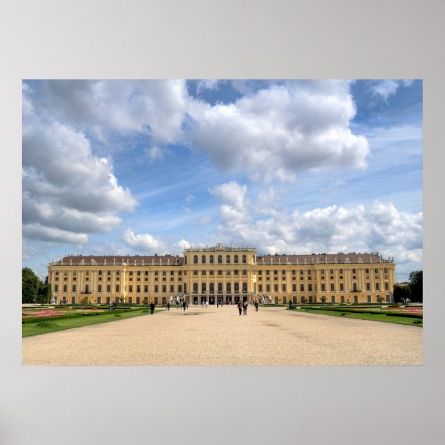 Póster Schloss Schönbrunn Viena Austria (Frente)