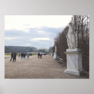 Póster Schonbrunn Place Gardens, Viena, Austria.