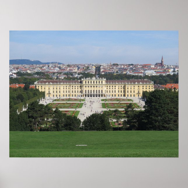 Póster Schönbrunn Viena Austria (Frente)