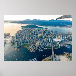 Póster Schöne Luftbilder Vancouver