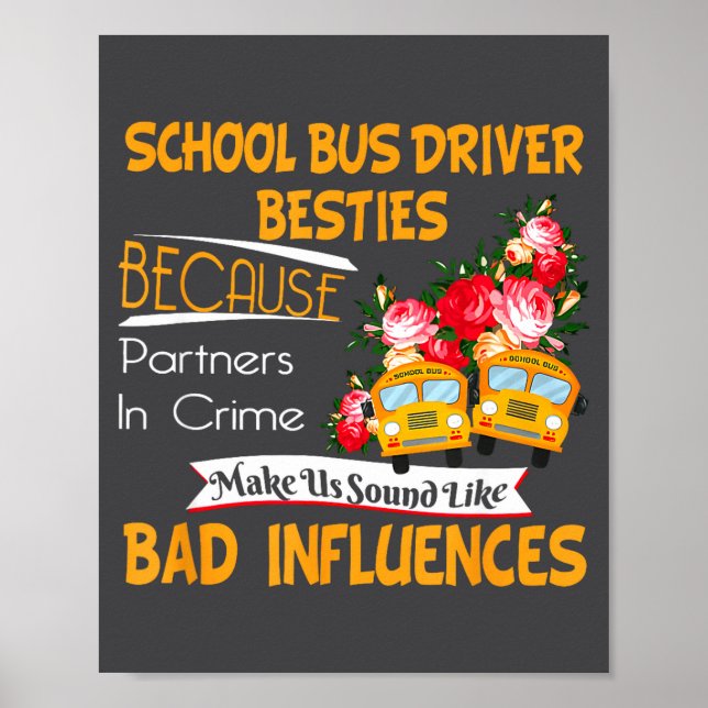 Póster School Bus Driver Ies  (Frente)