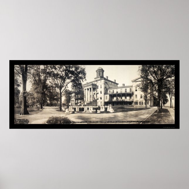 Póster School for Deaf, IN Photo 1908 (Frente)