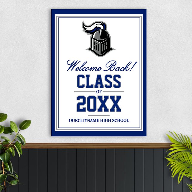 Póster School Mascot Class Reunion Welcome (Subido por el creador)