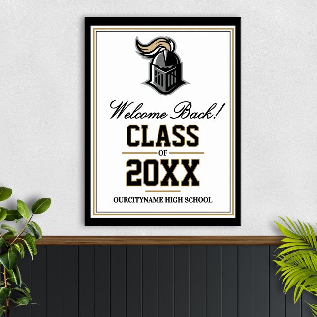 Póster School Mascot Class Reunion Welcome (Subido por el creador)