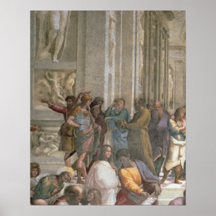 Póster School of Athens, from the Stanza della