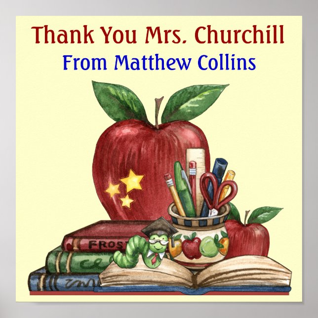 Póster School / Teacher / Classroom Poster - SRF (Frente)