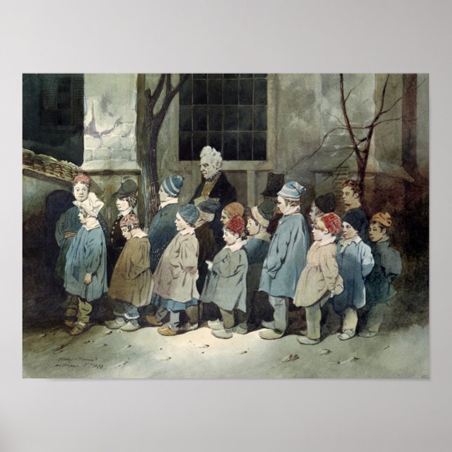 Póster Schoolboys in the Playground (Frente)