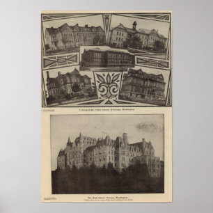 Póster Schools, Tacoma, Wash