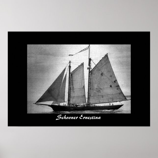 Póster Schooner Ernestina (Frente)