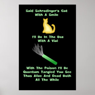 Póster Schrodinger's Cat Limerick