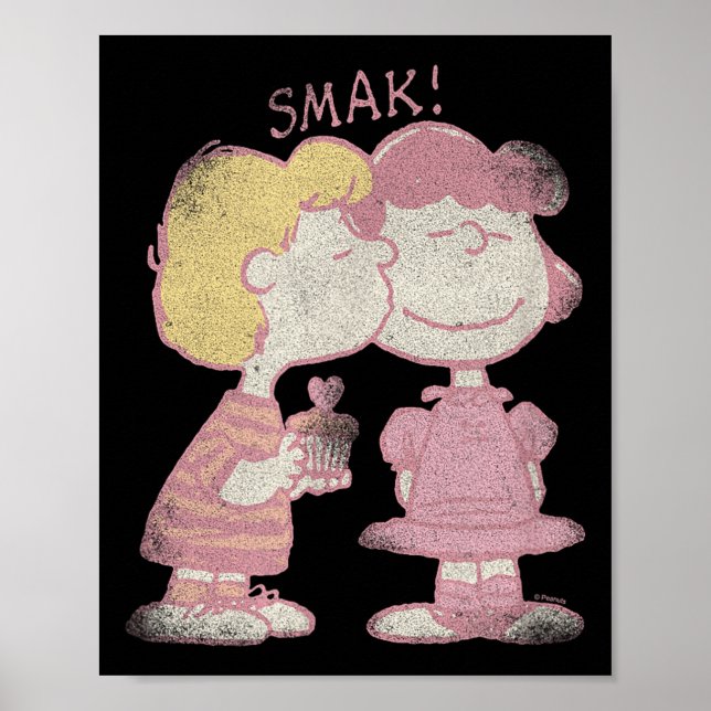 Póster Schroeder &amp; Lucy Valentine's Day Kiss  (Frente)