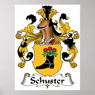 Póster Schuster Family Crest