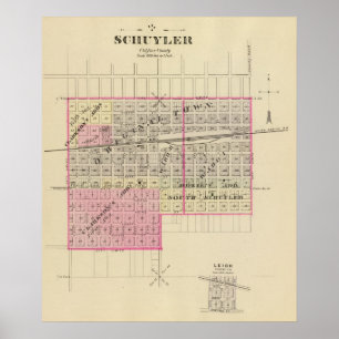 Póster Schuyler y Leigh, Nebraska