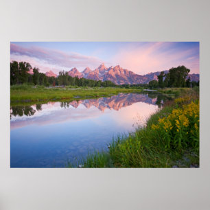 Póster Schwabacher Landing Sunrise