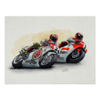 Póster Schwantz y Rainey por Murraymoto