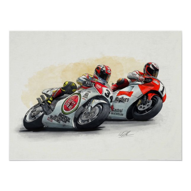 Póster Schwantz y Rainey por Murraymoto (Anverso)