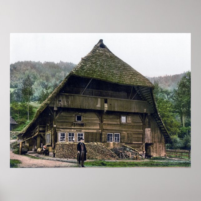 Póster Schwarzwaelder Bauernhaus (Frente)