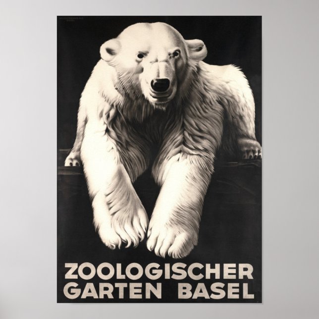 Póster " Schweiz: 1874/heute Basel - Zoologische Garten (Frente)