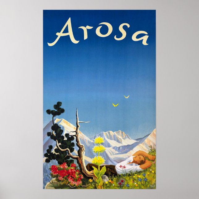 Póster " Schweiz: 2022/heute Graubünden - Arosa Sommer... (Frente)