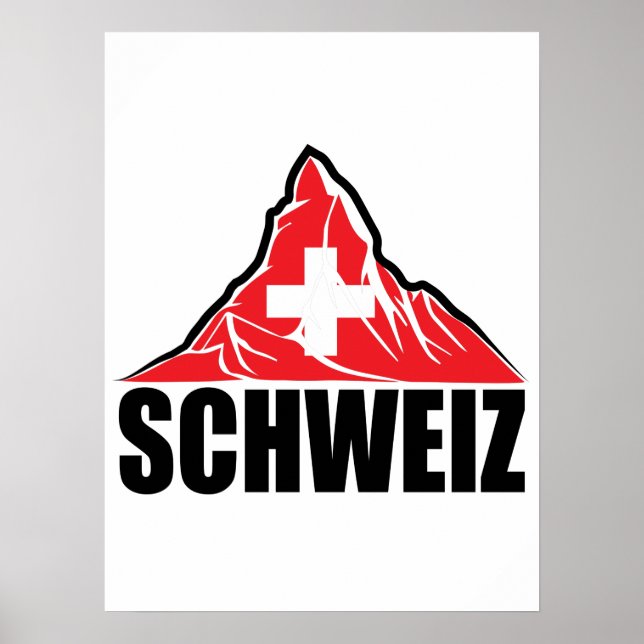 Póster Schweiz Matterhorn Switzerland (Frente)