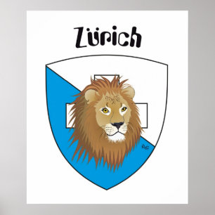 Póster Schweiz, Suisse, Svizzera, Svizra, Suiza