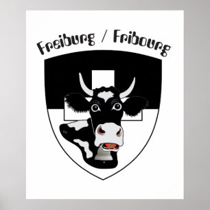 Póster Schweiz, Suisse, Svizzera, Svizra, Suiza