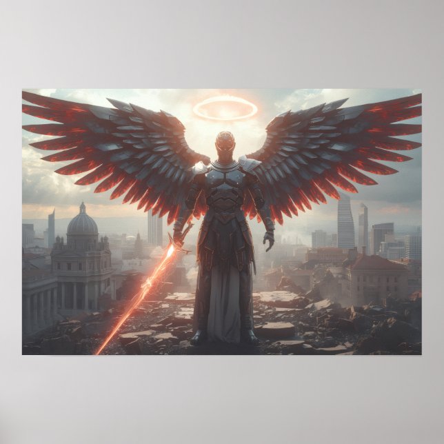 Póster Sci Fi Fantasy Art: Colossus of the Last Horizon (Frente)