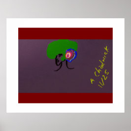 Póster Sci-fi Seashell Creature