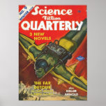 Póster Science fiction quarterly 1942<br><div class="desc">Cover of Science Fiction Quarterly,  Winter 1942</div>