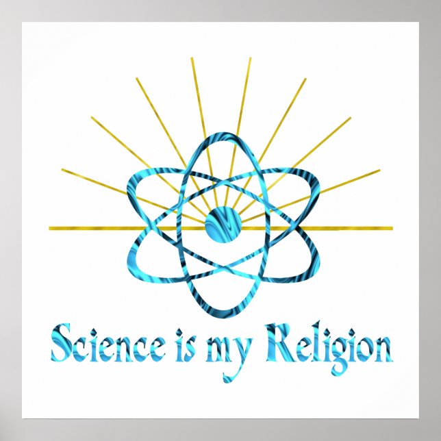Póster Science is My Religion (Frente)