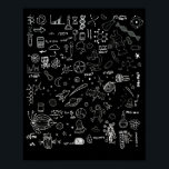 Póster Science Physic Math Chemistry Biology Astronomy<br><div class="desc">Science Physic Math Chemistry Biology Astronomy</div>