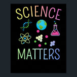 Póster Science S - Funny Science Pun Pegatina<br><div class="desc">Science S - Funny Science Pun Pegatina Obtén inspirado en nuestras modernas opciones de poster mate con características que las hacen aptas para todas las aventuras familiares.</div>