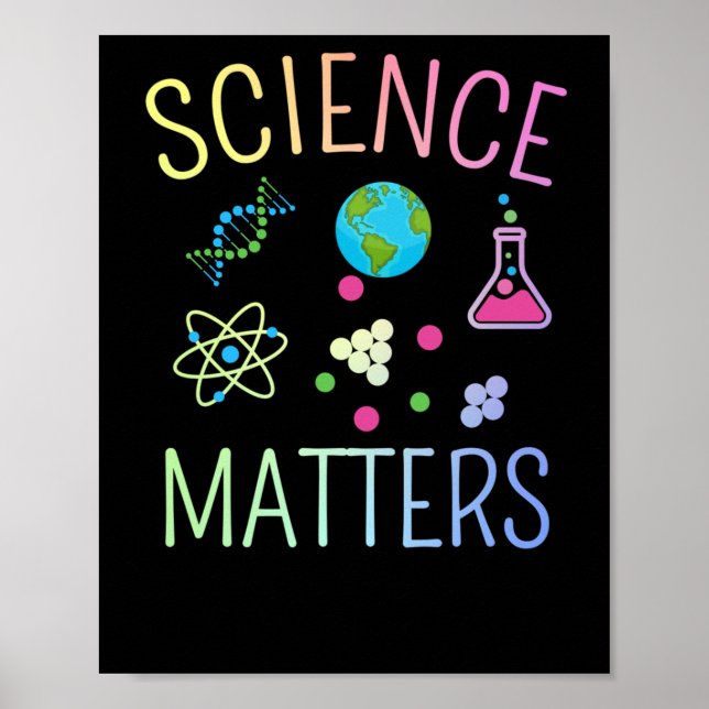 Póster Science S - Funny Science Pun Pegatina (Frente)