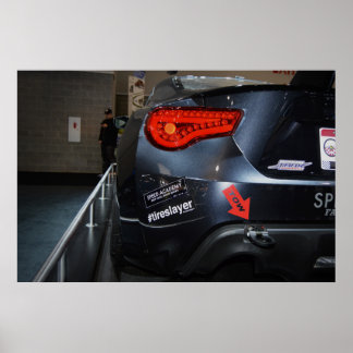 Póster Scion FRS Drift Car